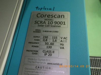 ソーラーセルスキャナー　太陽電池セル評価装置／接触抵抗測定器 SCRA 10 9001 写真2