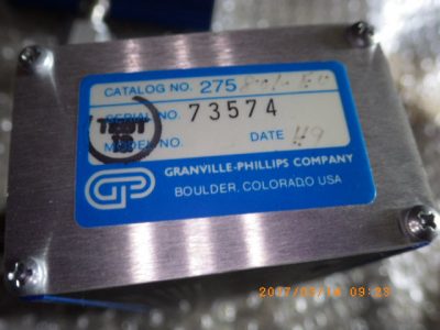 Convectron Gauge No275 写真2