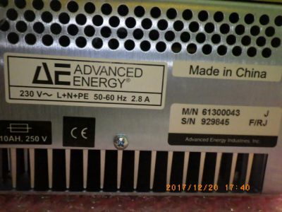 RF電源 M/N　61300043 写真2
