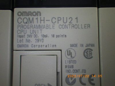 シーケンサー CQM1H-CPU21 写真2