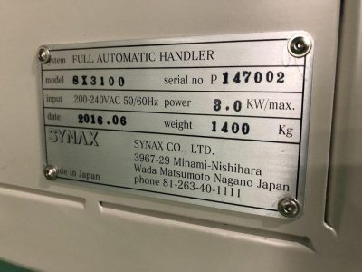 HANDLER SX3100 写真2
