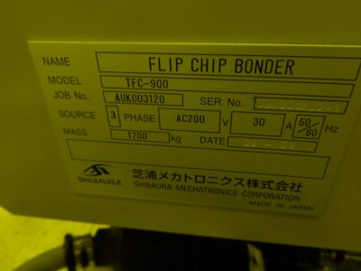 FLIP CHIP BONDER TFC-900 写真2