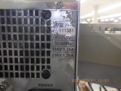 ターボ分子ポンプコントローラー ACT250 写真3