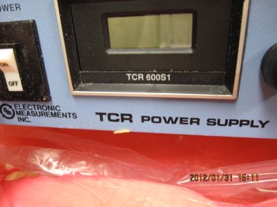 DC電源 ELECTORONIC MEASUREMENT INC TCR600S1