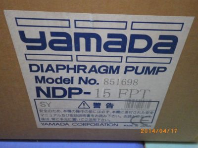ダイヤフラムポンプ NDP-15FPT 写真2