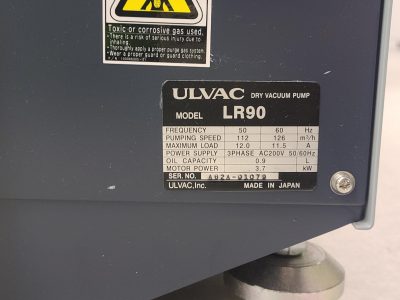 ドライポンプ LR90 写真2