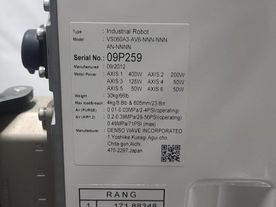産業用ロボットアーム VS060A3-AV6-NNN 写真4