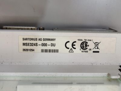 電子天秤 ザリトリウス – SARTORIUS MSE324S-000-DU