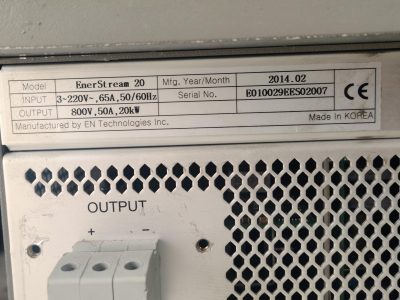 スパッタ電源 EnerStream20 写真4