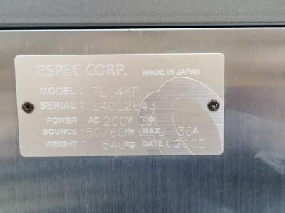 恒温恒湿槽 エスペック　Espec PL-4KP