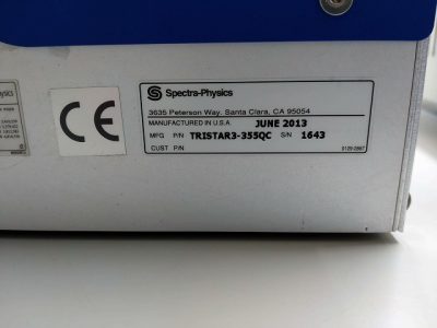 レーザー光源 TRISTAR3-355QC 写真5