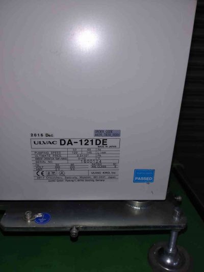 ダイヤフラム型真空ポンプ アルバック　Ulvac DA-121DE