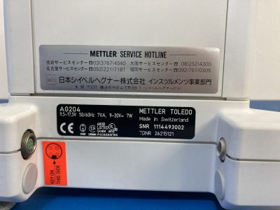 メトラー・トレド セミミクロ天秤 AG204 写真5