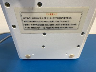 メトラー・トレド コンパクトプリンター RS-P42 写真5