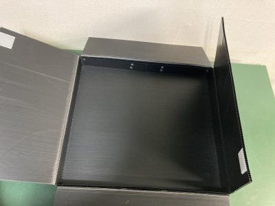 帯電防止・導電プラダン・両開きケース 大判・薄型・取手付 3個セット 写真8