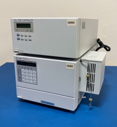 液体クロマトグラフ HPLC 蛍光検出器 + 島津製作所　Shimadzu RF-10AXL super + Cell temp controller