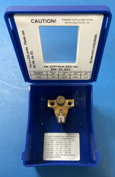 ACP エアーコプレーナプローブ 110GHz ピッチ150μm ACP110-A-GSG-150 写真3