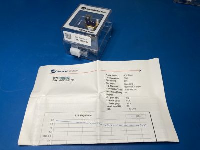 デュアル エアーコプレーナプローブ 65GHz ピッチ200μm Cascade ACP/10179