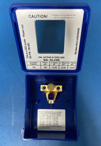 ACP エアーコプレーナプローブ 40GHz ピッチ500μm 故障品 ACP40-A-GSG-500 写真2