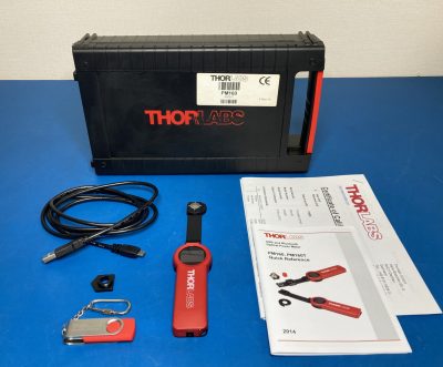 Siセンサーパワーメータ ★光応答OK・ソフト入りUSBメモリ・説明書付属！ THORLABS PM160