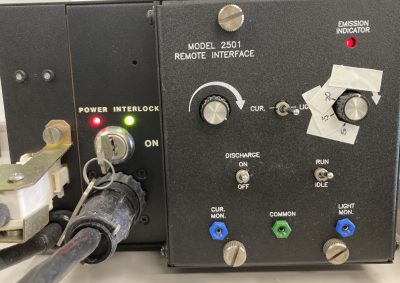 空冷式アルゴンイオンレーザー レーザー照射確認済！ 2214-10SL 写真2