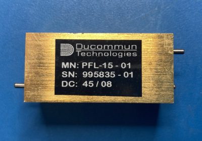 ミリ波ウェーブガイド・ローパスフィルタ WR-15 42～75 GHz PFL-15-01 写真2