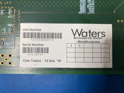 Synapt G2 PCB ASSY -FAST ADC PCB 4727200DC1 写真10