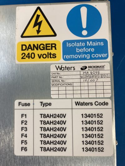 Synapt G2 MA4296 Power Control Unit 4296001DC1 写真10