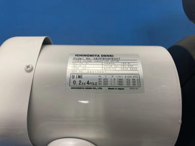 小型ドライポンプ モータ付 三相 200・220V 美品！ KRF08A-V-01 写真4