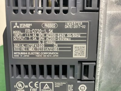 汎用インバータ ☆2台セット! 保守バックアップ用に！ FREQROL FRD7201.5K 写真4