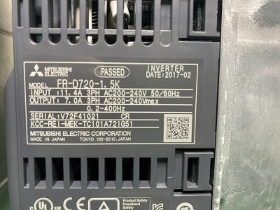 汎用インバータ ☆2台セット! 保守バックアップ用に！ FREQROL FRD7201.5K 写真5