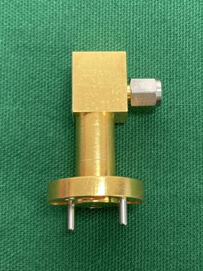 導波管-同軸変換アダプタ WR10-Wコネクタ 75-110GHz 35WR10W 写真4