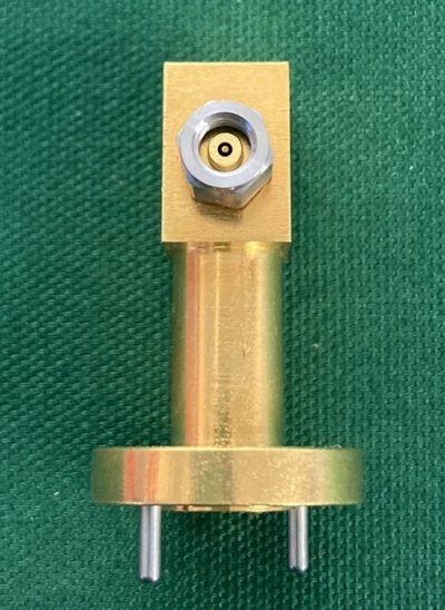 導波管-同軸変換アダプタ WR10-Wコネクタ 75-110GHz 35WR10W 写真6