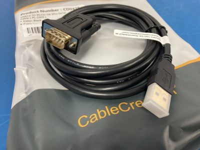 USB(M) to RS232(F) DB 9Pin Serial Cable 2m（PL2303内蔵）10本 CD0478 写真4