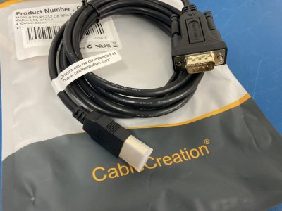 USB(M) to RS232(F) DB 9Pin Serial Cable 2m（PL2303内蔵）10本 CD0478 写真4