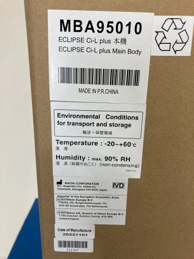 正立顕微鏡 LED 暗視野2種・位相差・ハネノケ・対物レンズ8本 未組立 ECLIPSE Ci-L Plus 写真2