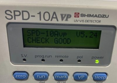 液体クロマトグラフ HPLC UV-VIS検出器 波長校正結果 GOOD SPD-10AVP 写真2