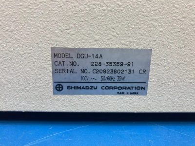液体クロマトグラフ HPLC デガッサー DGU-14A 写真5