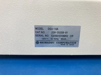 液体クロマトグラフ HPLC デガッサー DGU-14A + リザーバートレイ 写真9