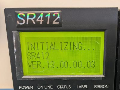 バーコードラベルプリンタ スキャントロニクス LAN仕様 SR412-3 写真6