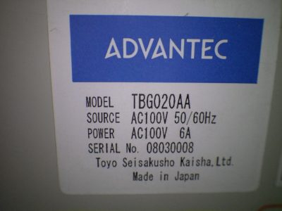 チラー TBG０２０AA 写真2