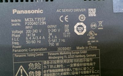 ACサーボドライバー MCDLT35SF 写真5