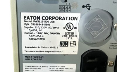 UPS電源 PW5115 500 USB 写真5