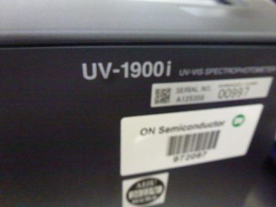 紫外可視分光光度計 UV-1900i 写真2