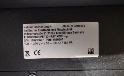 蛍光X線膜厚計 FISCHERSCOPE X-RAY XDV-μ 写真5