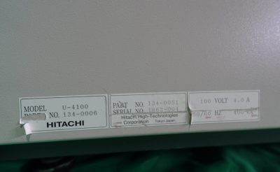 分光光度計 U-4100 写真7