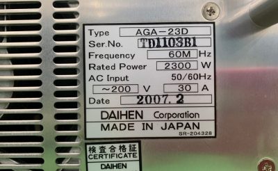 RF電源 AGA-23D 写真8