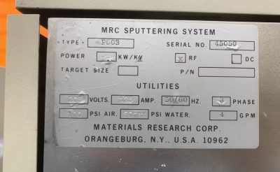 スパッタリング装置 P603 写真5