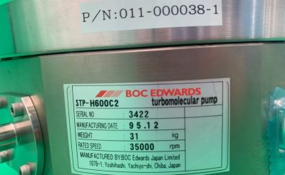 ターボ分子ポンプ STP-H600C2 写真9