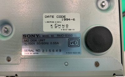 MOディスク・ユニット RMO-S350 写真5